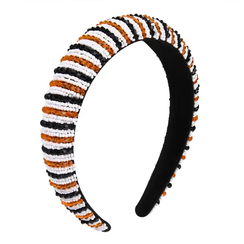 Miniatura 10 de Diadema con cuentas de poni, diadema de Raninbow, cinco de mayo, cinco de mayo, disfraz de fiesta, accesorio para el cabello, con cuentas de arco