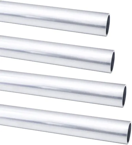 Tubo de aluminio 6061, tubo redondo de aluminio sin costuras de 3/8 pulgadas de diámetro exterior, 0.04 pulgadas de pared x 10 pulgadas de longitud