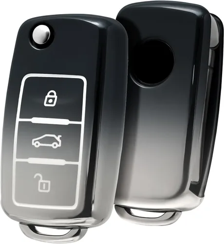 Miniatura 7 de ELOHEI para VW Funda para Llavero, Protección Completa de 361 Grados de TPU Suave Premium para VW Volkswagen Jetta, Beetle, Tiguan, Passat, Golf