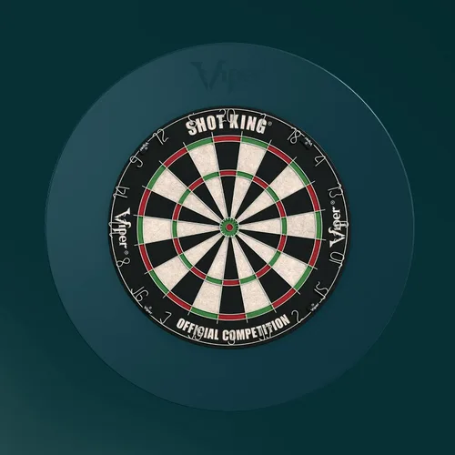 Miniatura 5 de Viper Guardian Dartboard Surround Sisal/Cerdas de Punta de Acero, Protector de Pared, Pavo Real