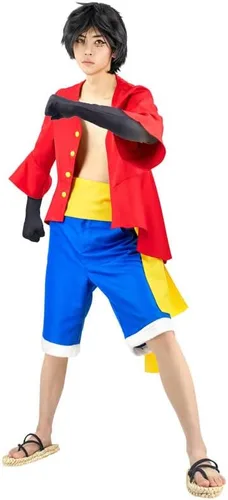 Miniatura 5 de DAZCOS Luffy - Guantes de cosplay de 3 marcha mangas de brazo dominantes accesorios de disfraz de Halloween