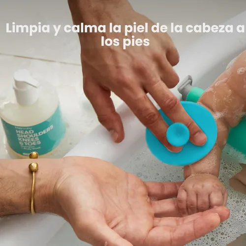 Miniatura 2 de Frida Baby DermaFrida The SkinSoother, cepillo de baño para bebé, cepillo para cuna para bebés, esencial para piel seca, tratamiento de cuna