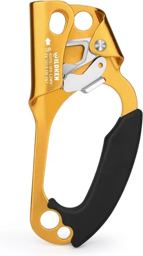 WILDKEN Ascendedor de Mano para Escalada de Exteriores Montañismo Árbol Arborista Escalada Descenso Equipo Ascendedor de Mano para Cuerda de 8-14mm