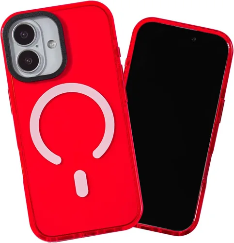 Miniatura 7 de SteepLab Funda de barrera para iPhone 13, protección de 360 grados que absorbe impactos con bisel elevado y colores llamativos (cielo azul brillante)