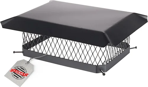 Miniatura 11 de HY-GUARD HGSS99 - Cubierta de chimenea de acero inoxidable con perno de combustión, tamaño de malla 3/4 pulgadas, se adapta al exterior de baldosas