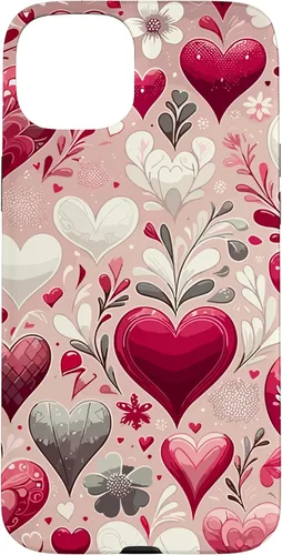 Miniatura 8 de Funda romántica para iPhone 11 Pro Max con corazones encantadores para el día de San Valentín