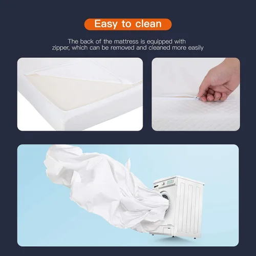 Miniatura 5 de Colchón de tamaño matrimonial, colchón de espuma viscoelástica de gel de 8 pulgadas para un sueño fresco y aliviar la presión, colchones de firmeza