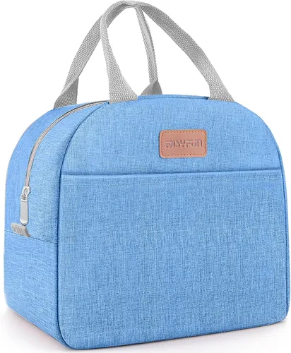 Miniatura 12 de Bolsa de almuerzo para mujeres y hombres, lonchera aislada para adultos, pequeña lonchera hermética enfriadora, contenedores de comida para almuerzo