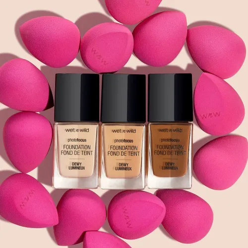 Miniatura 7 de wet n wild Esponja de Maquillaje - Baja Absorción de Producto para Aplicación Sin Rayas, Mezcla Sin Esfuerzo para un Acabado Suave de Aspecto Rosa