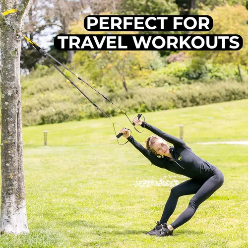 Miniatura 8 de TRX GO Entrenador de Suspensión, Gimnasio Portátil en Casa, Para Entrenamiento de Fuerza, Equipo de Ejercicio de Cuerpo Completo