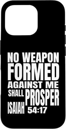 Miniatura 19 de iPhone 13 Pro No hay arma formada contra mí prosperará Isaías 54:17