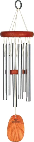 Miniatura 13 de Woodstock Chimes Neptune Campana de viento para exterior de 16 pulgadas, bronce pequeño, decoración al aire libre para patio, porche, jardín, regalo
