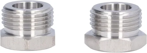Miniatura 2 de Adaptador de barril de cerveza de 2 piezas, adaptador de grifo de cerveza de acero inoxidable, accesorios de barril de bloqueo de bola, conector