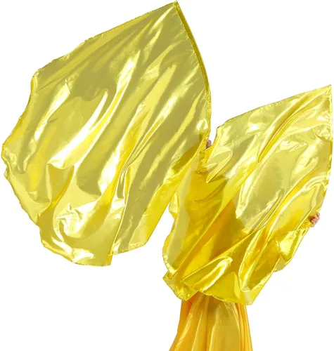 Miniatura 6 de MUNAFIE Banderas de adoración para iglesia Set con 2 varillas flexibles Banderas de alabanza para adoración Flexi-rods banderas de danza cristiana