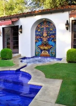 Miniatura 2 de Cerámica Talavera Azulejo Mexicano 4x4 ", 9 Piezas (NO Adhesivos) Calidad de Exportación A1! - EX44