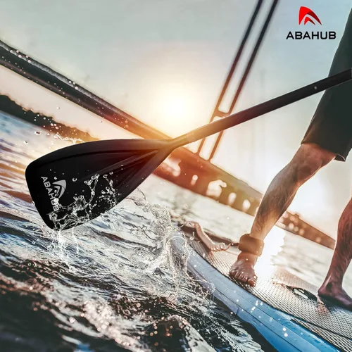 Miniatura 6 de Abahub SUP Paddles - 3 piezas ajustables de pie remo ligero para paddleboard, aleación de aluminio recubierto de poliuretano eje 68 a 84 pulgadas
