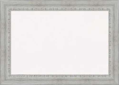 Miniatura 82 de Amanti Art Tablero de corcho blanco para pared (32 x 24) con marco de madera blanco blanco y blanco, tablero de corcho mediano para oficina, tablero