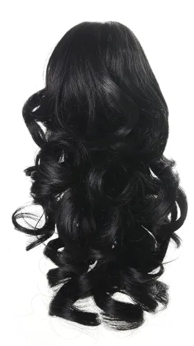 Miniatura 8 de onedor 12" rizado sintético Clip en Pinza para Extensión de Pelo Sintético Coleta Hairpiece 115 g con un Mandíbula/Pinza