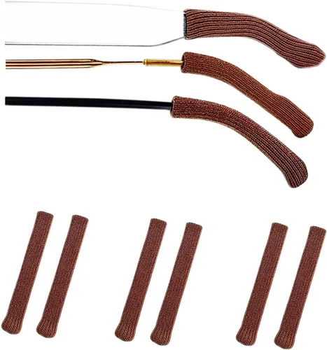 Miniatura 9 de DECKER Antideslizante Gafas Elásticas Temple Tips 3 Pares de Tejer Gafas Suave Cojín de Oído Puños Puntas de Gafas Manga de Oído Calcetín
