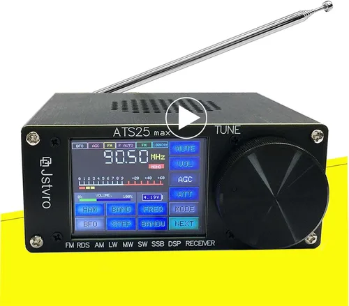 Miniatura 9 de Actualizado V5.2 todo nuevo ATS-25 SI4732 receptor portátil 2.4 pulgadas FM AM LSB USB LW SSB onda corta todas las bandas completas Pantalla táctil