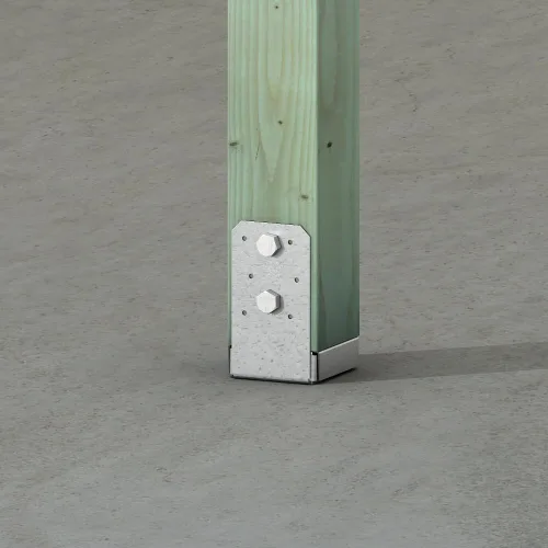 Miniatura 4 de Simpson Strong-Tie ABU44Z ABU ZMAX Base de poste ajustable galvanizada para 4x4