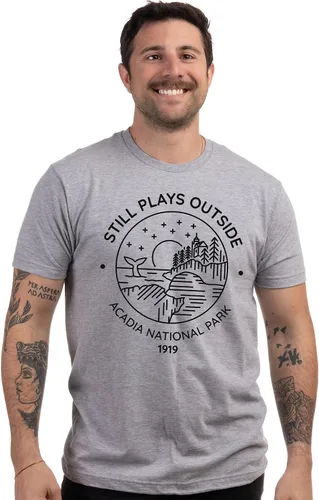 Miniatura 99 de Camiseta de senderismo Still Plays Outside Divertida camiseta para excursionista, camping, campista, al aire libre, hombres y mujeres