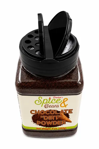 Miniatura 9 de Polvo de Galleta de Chocolate "Dirt" Cobertura para Helado y Decoración de Postres por Dasher's Spice & Beans 9 oz.