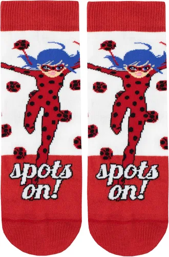 Miniatura 2 de Miraculous Ladybug Girls' Lady Bug Socks Pack of 3