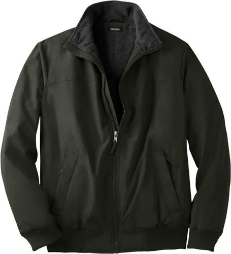 Miniatura 7 de KingSize Chaqueta bomber grande y alta con forro polar para hombre