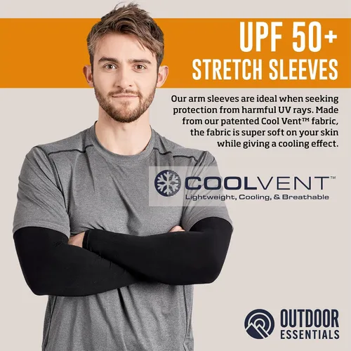 Miniatura 48 de Mangas de compresión de enfriamiento para hombres y mujeres, con protección solar UV UPF 50, paquete múltiple, mangas protectoras de brazos