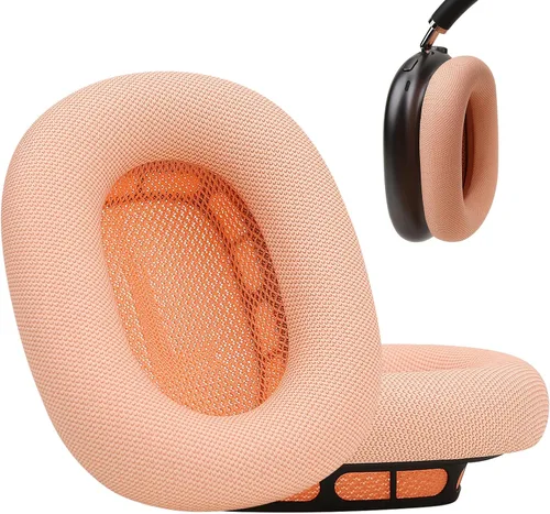 Miniatura 15 de Almohadillas de silicona mejoradas para auriculares AirPods Max 2024, almohadillas cubiertas de cuero proteico con silicona y espuma viscoelástica e