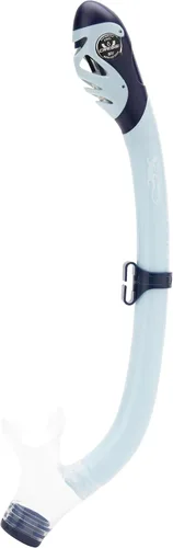 Miniatura 2 de Cressi Conjunto de Snorkel para Niños - Aletas Cortas Ajustables, Máscara de Silicona y Snorkel Seco - Conjunto Seco Tinetto Rocks - Diseñado