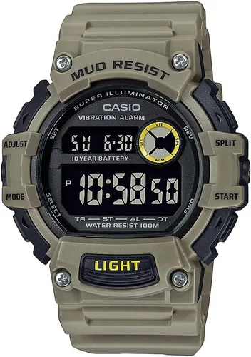 Miniatura 5 de Casio TRT110H Series Digital Watch 100M WR 1/100 SEC Stop Watch LED Light Mud Resistant Low Temp Resistant Auto Calendar Dual Time