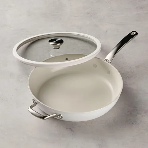 Miniatura 2 de Circulon Halo con LaserDefense - Sartén antiadherente de cerámica con mango auxiliar y tapa, fabricada sin PFAS, compatible con todas las estufas