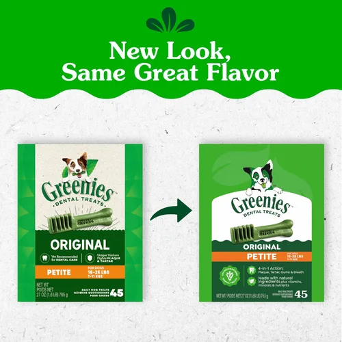 Miniatura 2 de Greenies Original galletas para perro pequeño masticable dentales, Petite