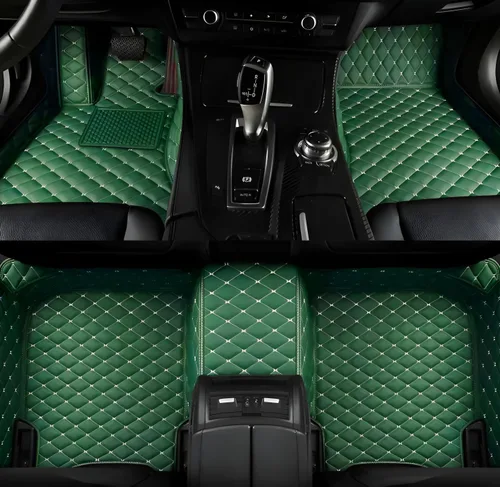 Miniatura 2 de Alfombrillas de Piso de Automóvil de Ajuste Personalizado por SARAHS - Cuero PU Impermeable de Cobertura Completa para la Mayoría de Automóviles
