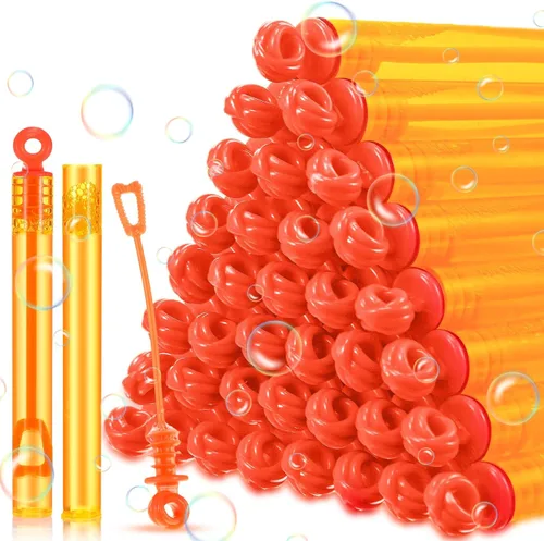 Miniatura 10 de Shappy 24 piezas de mini varitas de burbujas a granel para niños, recuerdos de fiesta, burbujas pequeñas para regalos de cumpleaños, bolsas