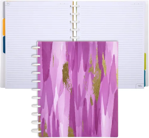 Miniatura 95 de Talia - Cuadernos de notas con tapas, planificador, personalizables, (Azul de Verano, Junior (5.5 pulgadas x 8.5 pulgadas)) Azul verano