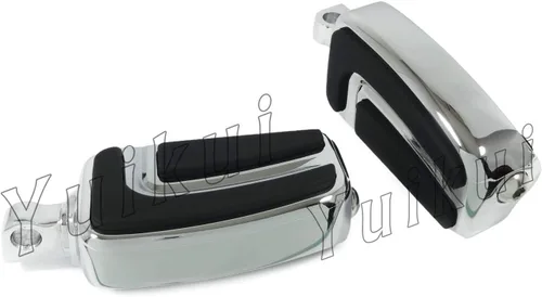 Miniatura 7 de Cromado o negro motocicleta Premium universal trasero pie clavija para pasajero con adaptadores de montaje macho para Honda VTX 1300 C/R/S/T Estilo2