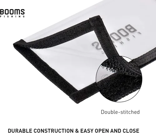 Miniatura 2 de Booms Fishing LW1 Envolturas para Señuelos de Pesca, Cubiertas de Gancho de Señuelo de PVC Transparente Duraderas, Ve los Señuelos Fácilmente