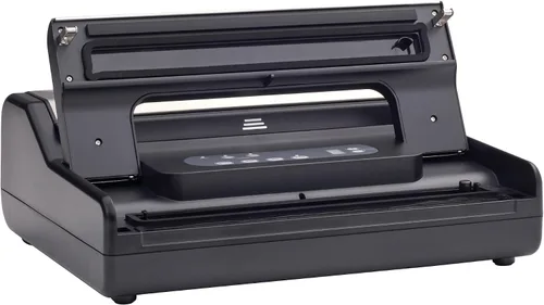 Miniatura 4 de Chronos Máquina selladora al vacío, selladora al vacío externa comercial con cortador de rollo integrado, pantalla LED, función de marinado
