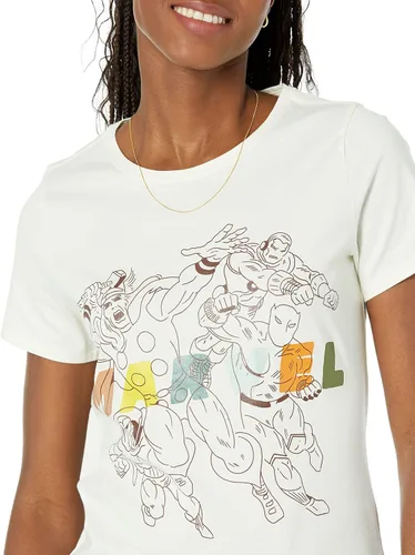 Miniatura 4 de Tienda Essentials Disney Marvel Star Wars Camisetas de manga corta con cuello redondo para mujer, paquete de 2