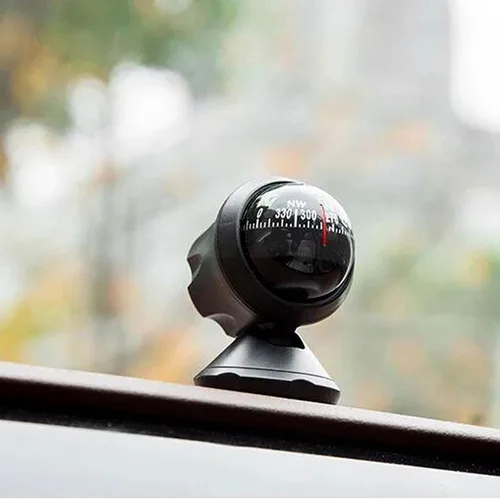 Miniatura 6 de Negro ajustable bola visión nocturna brújula barco Dash Mount, coche ajustable para coche, barco marino