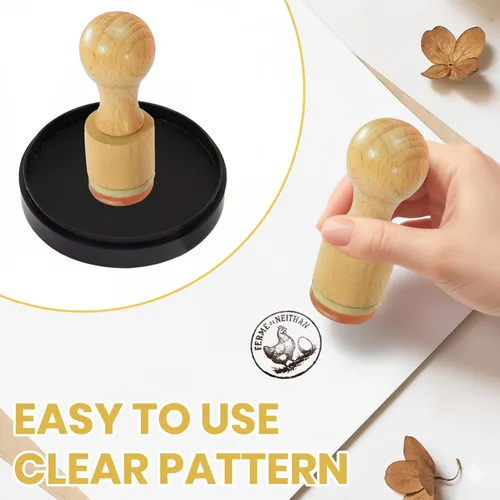 Miniatura 6 de Sello de huevo personalizado – Sellos personalizados de marca de huevos con almohadilla de tinta para huevos frescos de granja, marcadores de huevos
