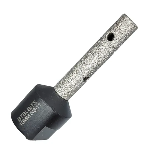 Brocas de diamante para fresado de diamante de 3/8 pulgadas (0.394 in) para ampliar y dar forma o bisel redondo agujeros existentes en porcelana