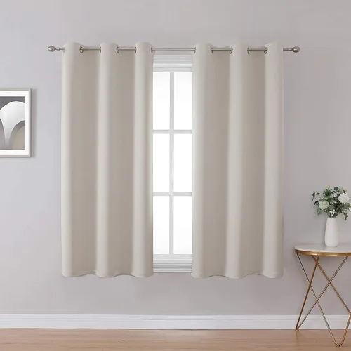 Miniatura 24 de Fire Retardant Blackout Curtains, Grommet Top, NFPA 701 Certified Flame Resistant Drape, Room Darkening for Dorm/Classroom, 2 Panels, Navy Blue