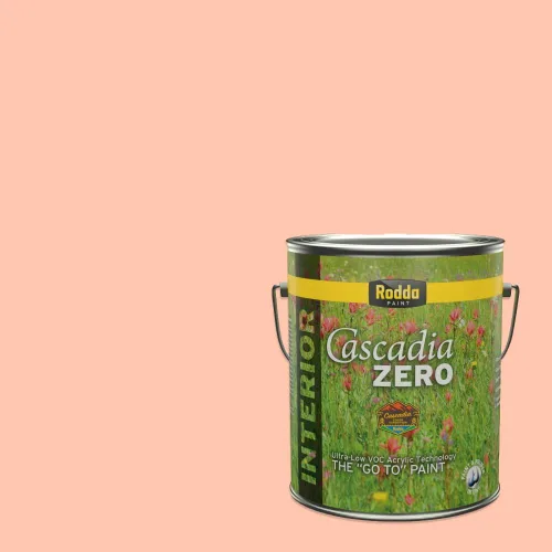 Miniatura 95 de Rodda Paint CASCADIA ZERO - Pintura plana e imprimación para interiores en uno, cuarto de galón, crema de ballet