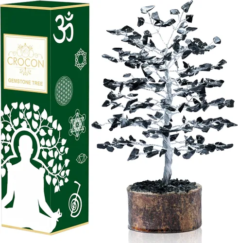 Miniatura 9 de Árbol de la vida de cristal de cornalina – Chakra para energía positiva, piedra preciosa hecha a mano, decoración de Feng Shui, bonsái de dinero