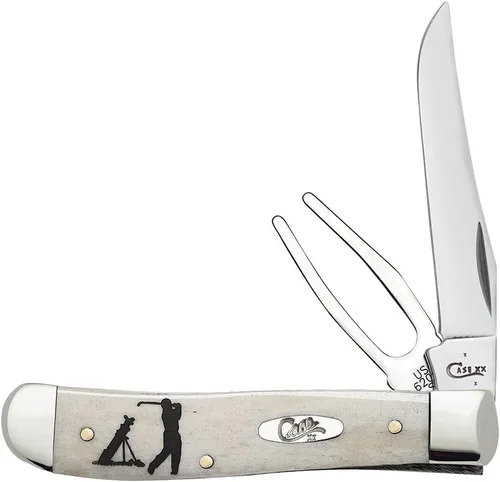 Miniatura 12 de Case XX WR - Navaja de bolsillo Mini Trapper de hueso ámbar, artículo #013 - (6207 SS) - Longitud cerrada: 3 1/2 pulgadas