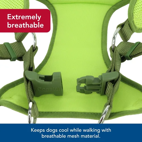 Miniatura 3 de Coastal Pet Comfort - Arnés ajustable para perro, cómodo arnés para perro, ajuste ajustable, diseño fácil de poner, malla de tela transpirable, Lima